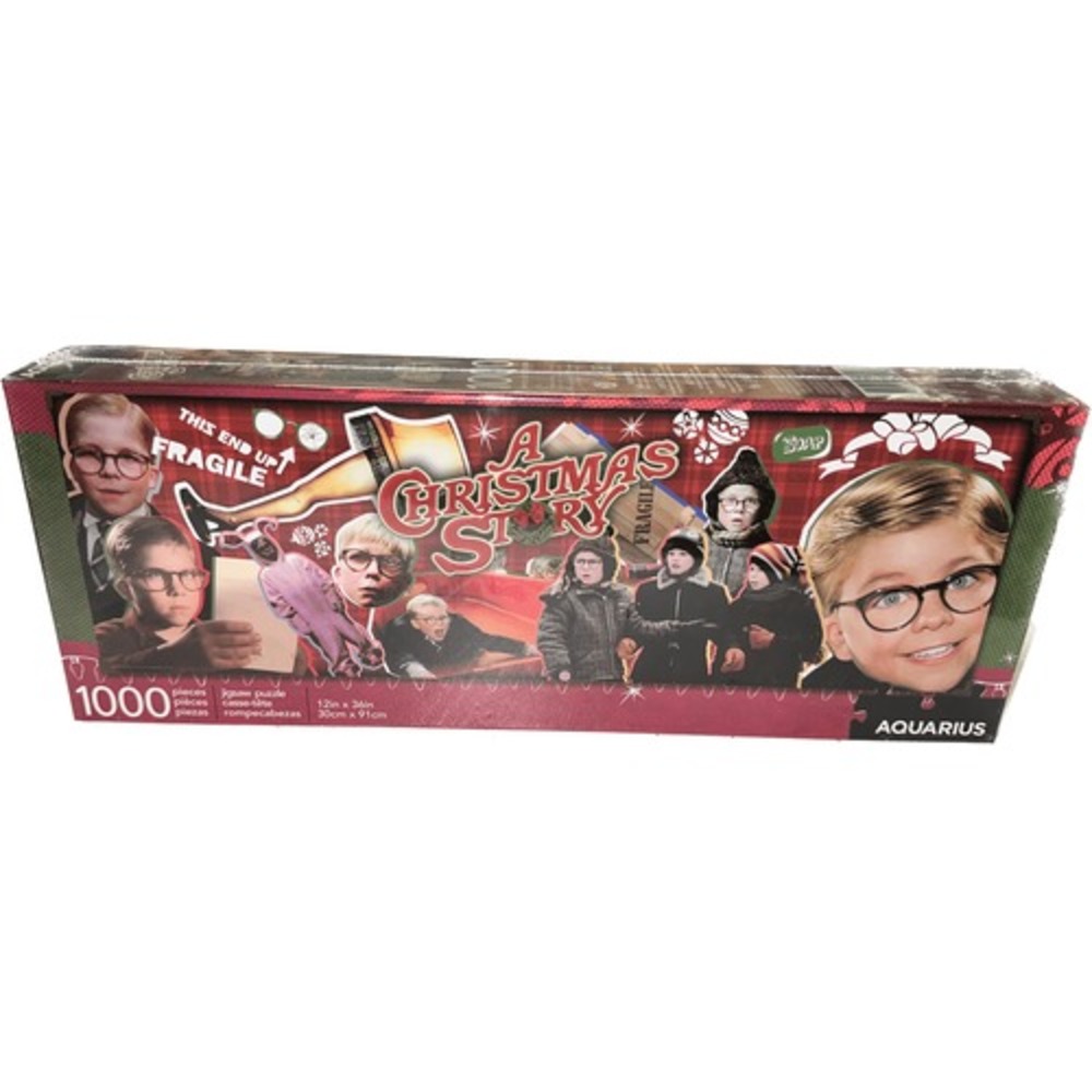 A Christmas Story 1000 Piece Puzzle NEW/SEALED Aquarius 12x36" Panoramic Movie S